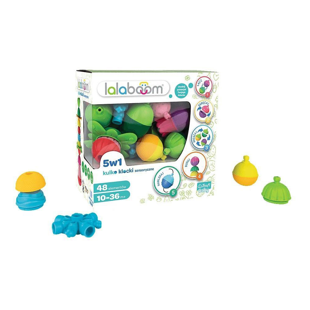 Kulko-klocki Lalaboom 48 el.