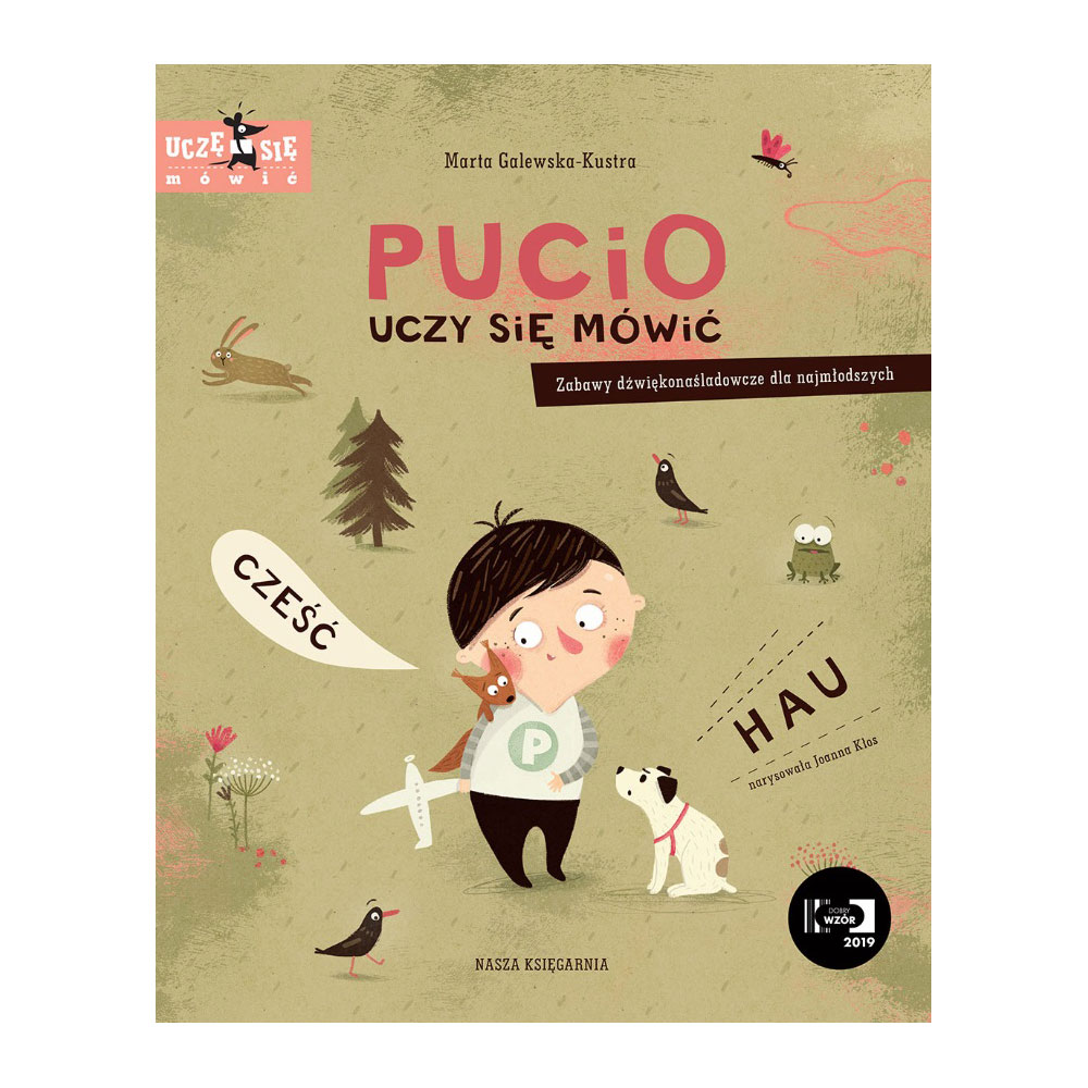 Książka pucio uczy się mówić