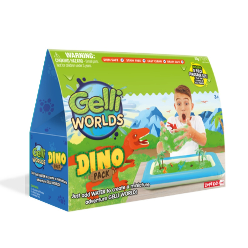Zestaw do tworzenia gelli dinozaury zimpli kids