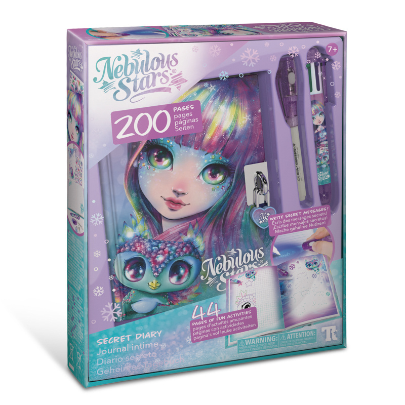 Pamiętnik na kłódkę i niewidzialnym pisakiem Nebulous Stars 