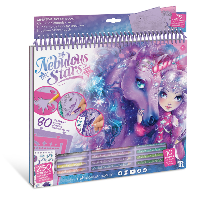 Duży szkicownik Nebulous Stars konie