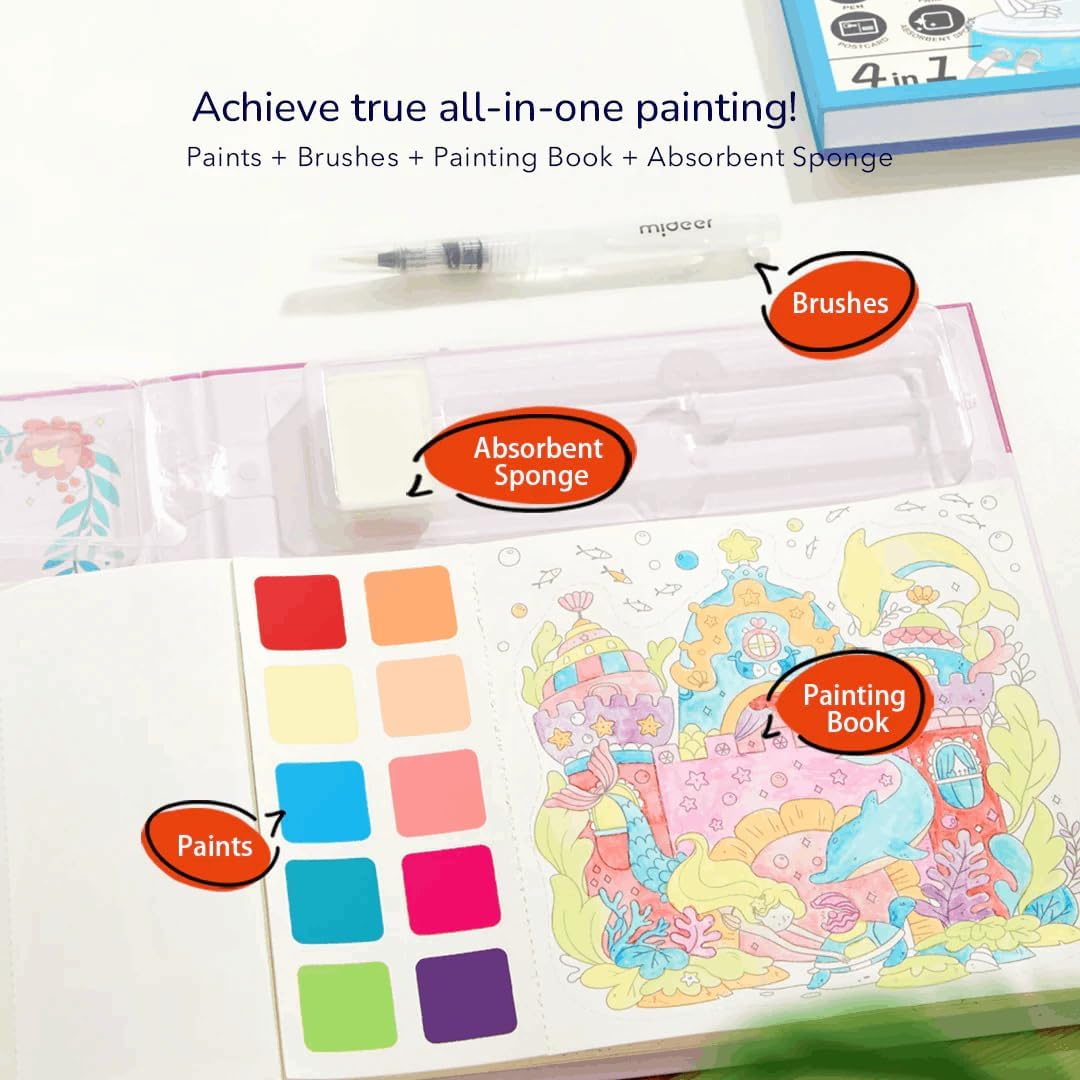 Kolorowanka z pisakiem Mideer Wróżkowe Sny