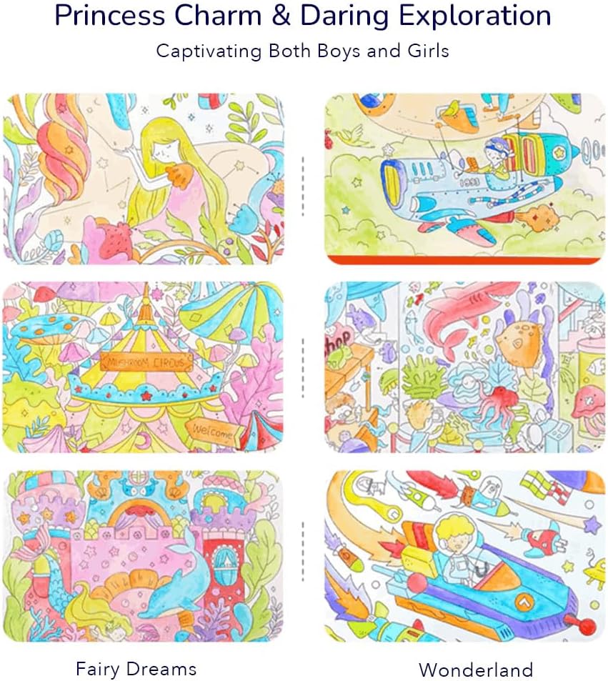 Kolorowanka z pisakiem Mideer Wróżkowe Sny