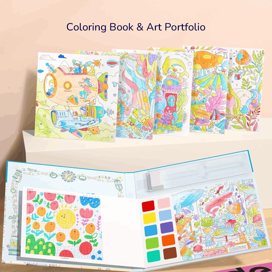 Kolorowanka z pisakiem Mideer Wróżkowe Sny