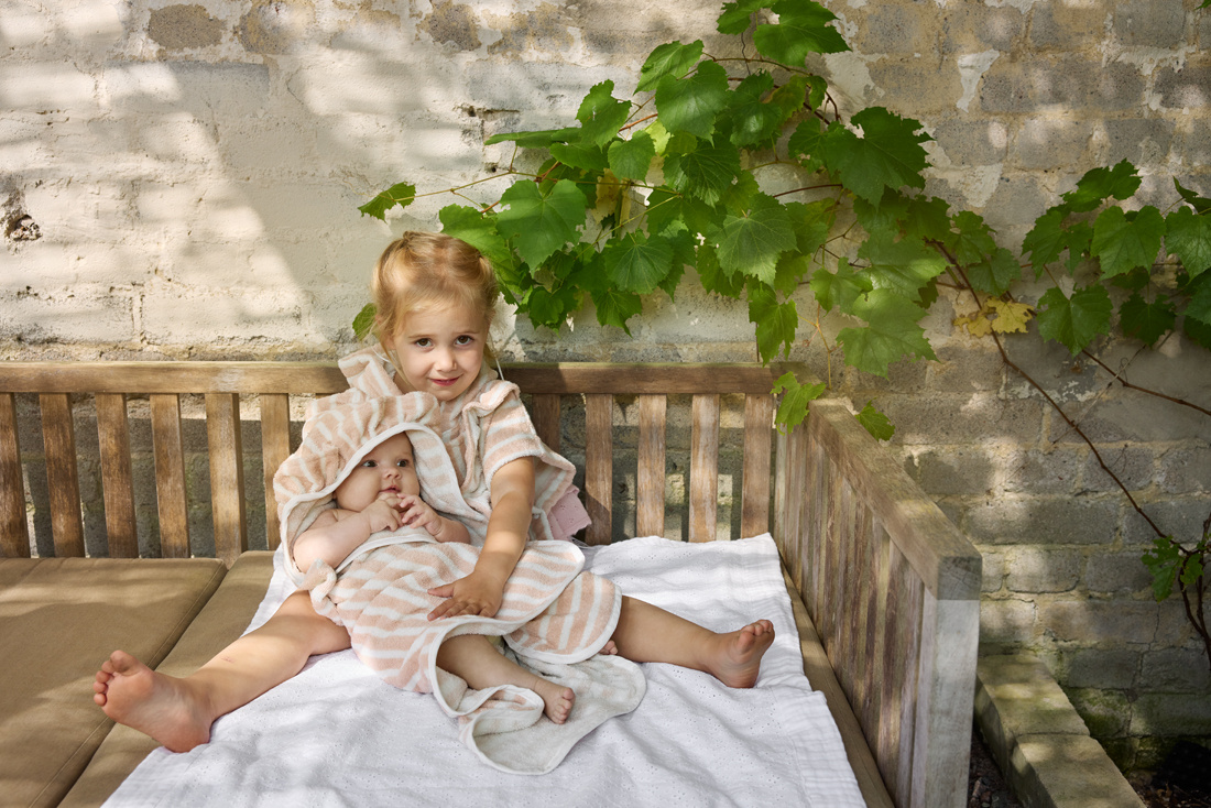 Poncho kąpielowe Elodie Details candy stripes