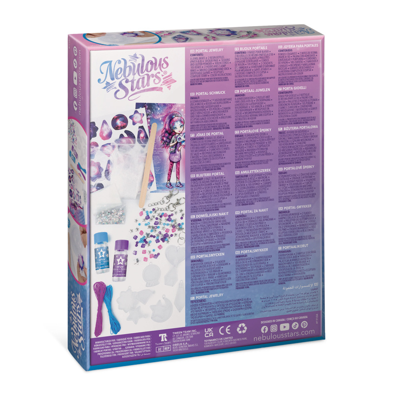 Zestaw do robienia biżuterii talizman Nebulous Stars