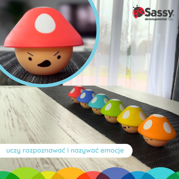 sassy sorter pstotne grzybki