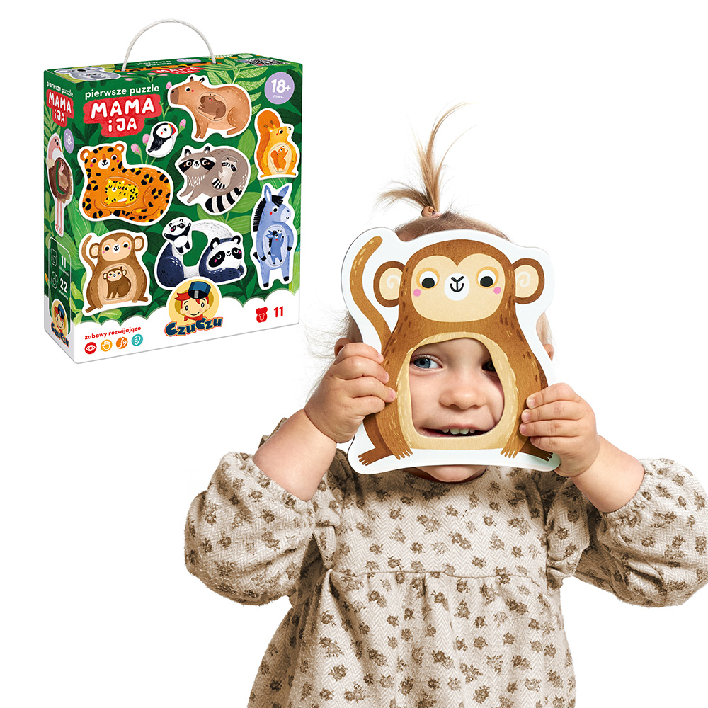 Czuczu Pierwsze Puzzle Mama i Ja 18m+