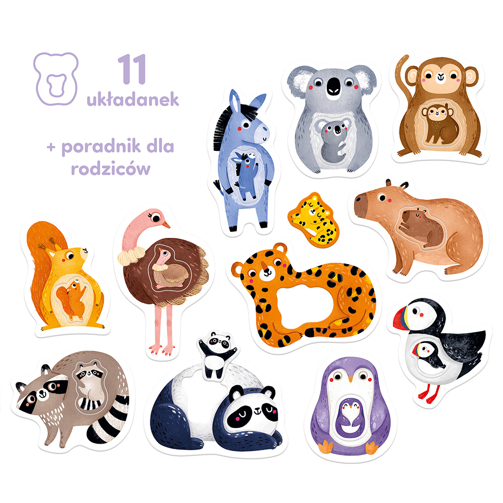 Czuczu Pierwsze Puzzle Mama i Ja 18m+