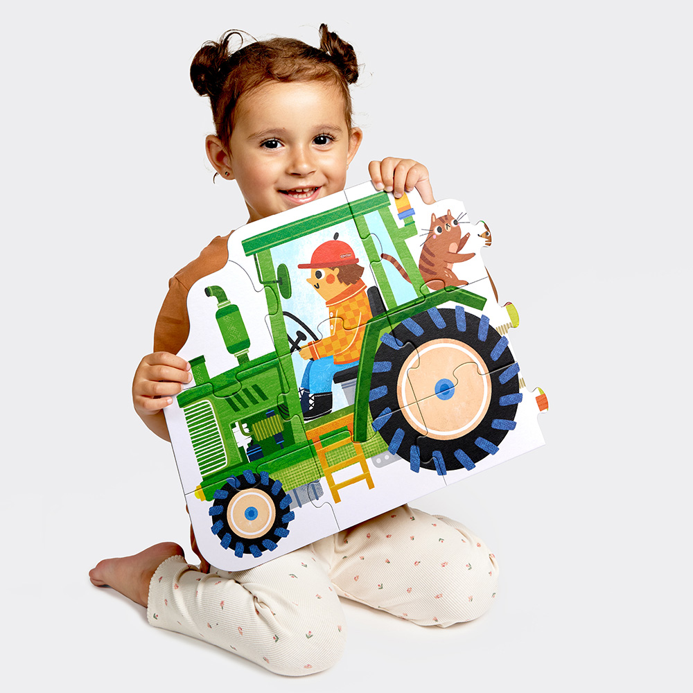 CzuCzu Moto puzzle Traktor 2+