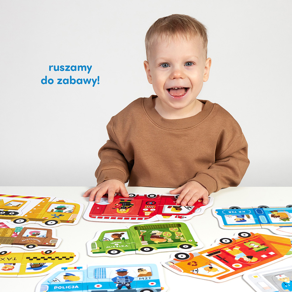 Czuczu Pierwsze Puzzle Pojazdy 2+