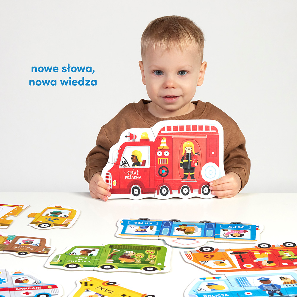 Czuczu Pierwsze Puzzle Pojazdy 2+