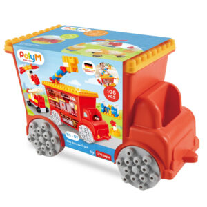 klocki konstrukcyjne PolyM straż pożarna