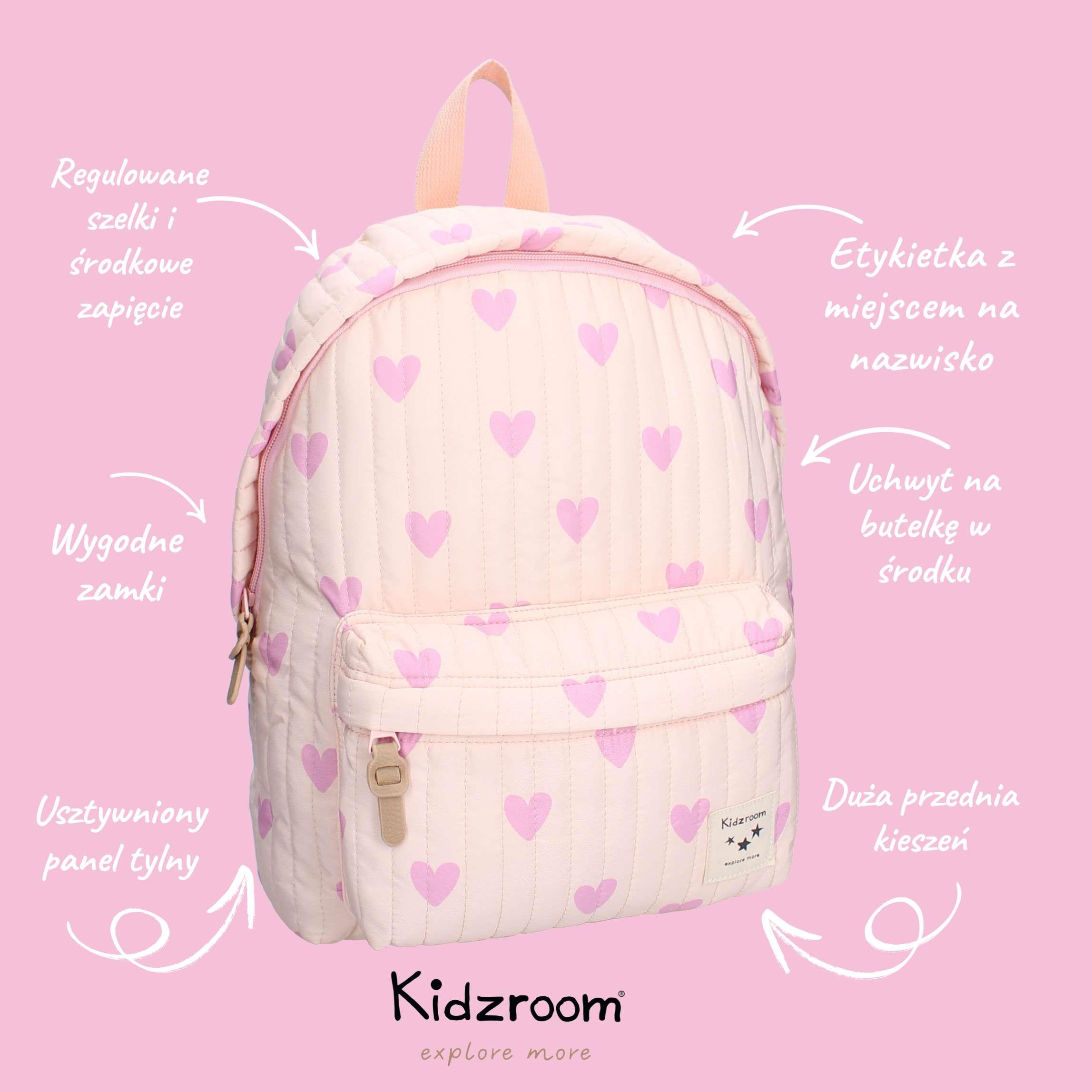 Plecak dla dzieci L Magical Heart pink Kidzroom