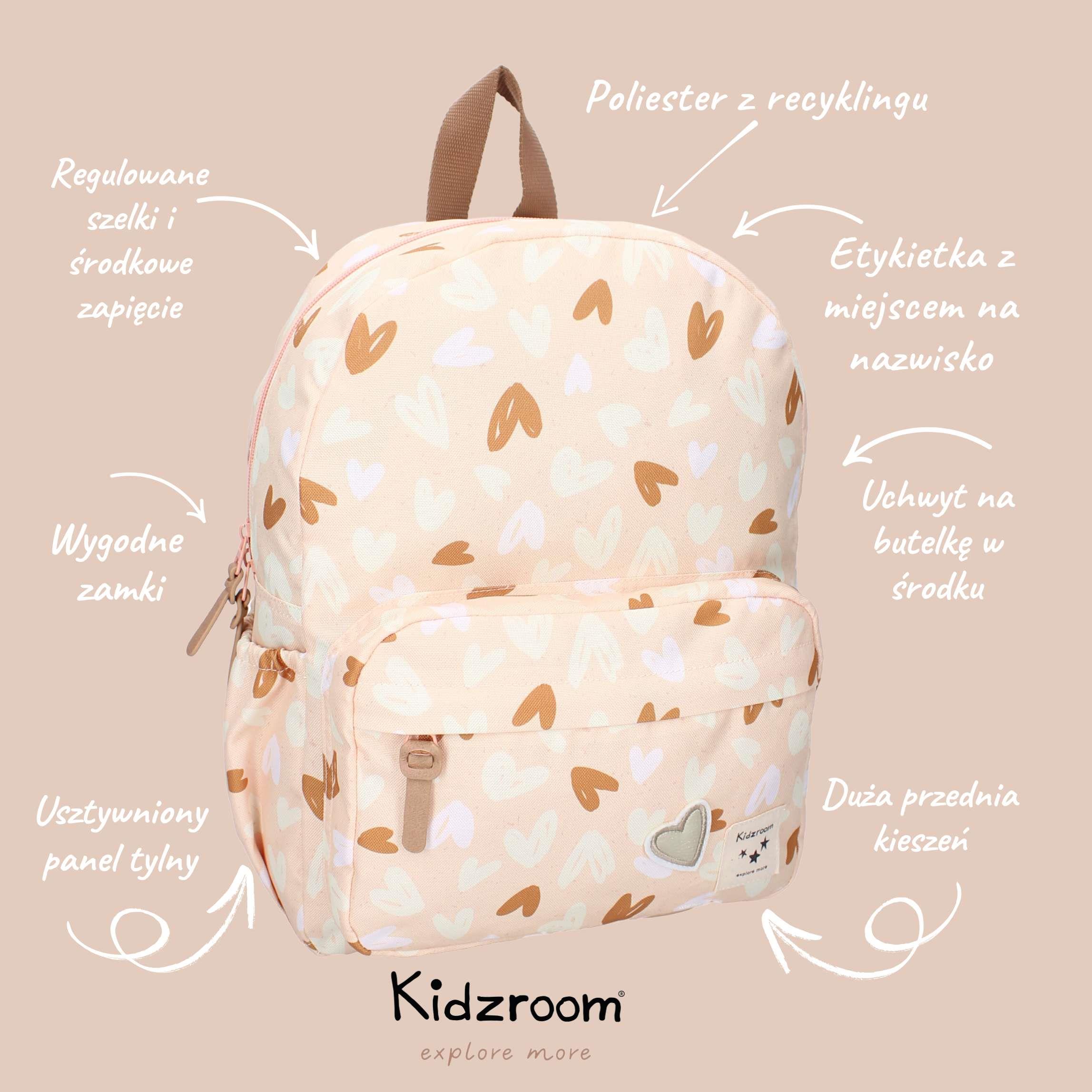 Plecak dla dzieci L Loving Days pink KIDZROOM