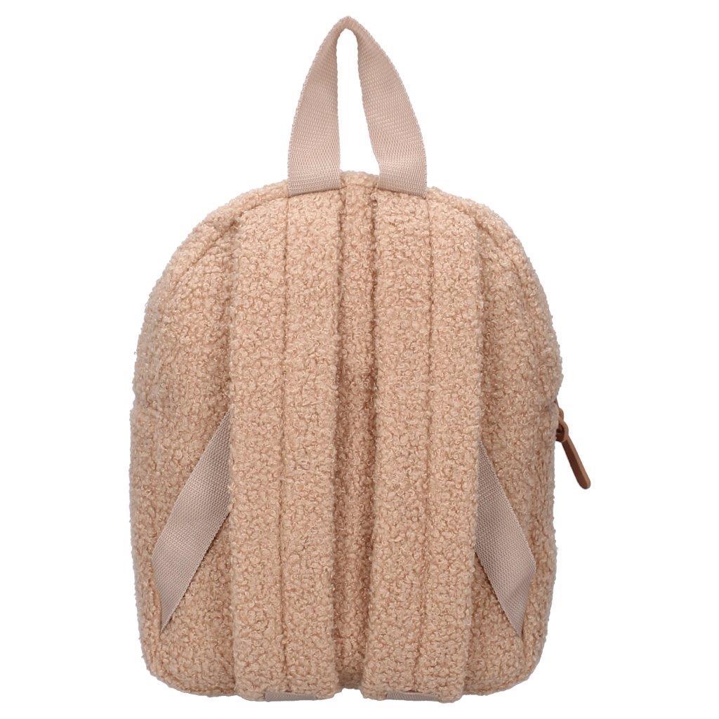 Pluszowy plecak z misiem – beżowy Kidzroom