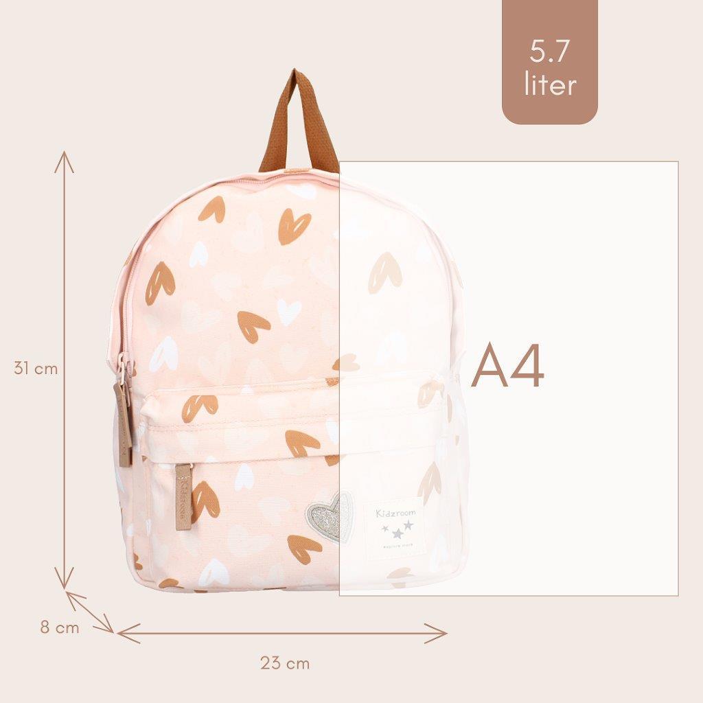 Plecak dziecięcy Kidzroom Paris Loving Days Pink