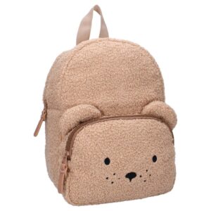 Pluszowy plecak z misiem – beżowy Kidzroom