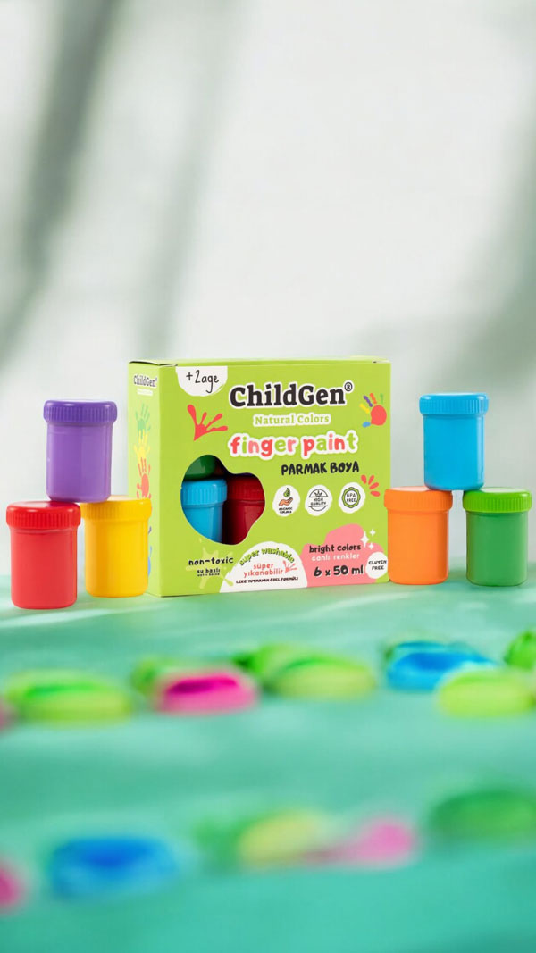 Farby do malowania palcami ChildGen