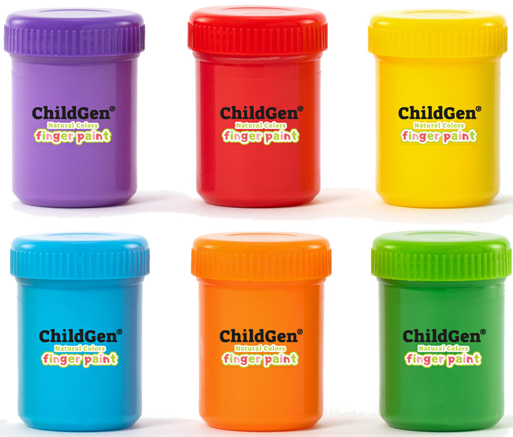 Farby do malowania palcami ChildGen