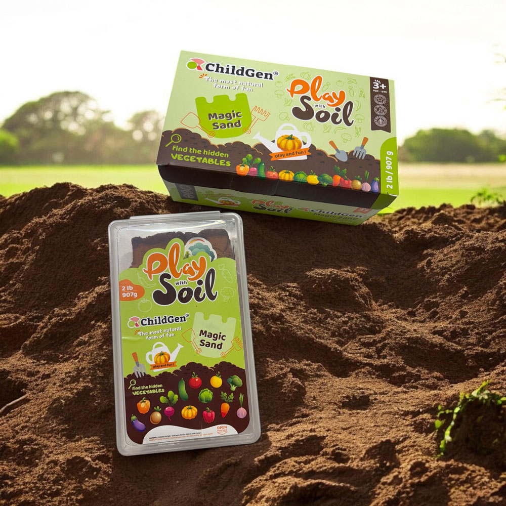 Piasek Kinetyczny ChildGen w pojemniku magiczna gleba