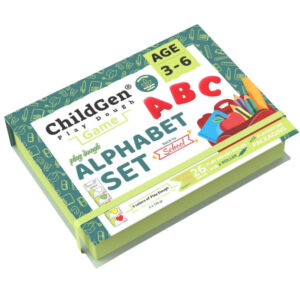 ciastolina Childgen zestawy alfabet