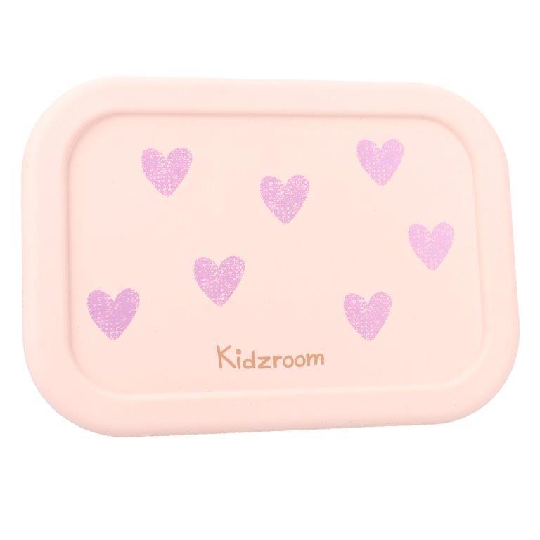 Lunchbox silikonowy Kidzroom serca