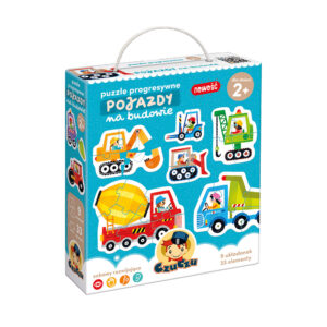 Czuczu Puzzle progresywne pojazdy na budowie 2+