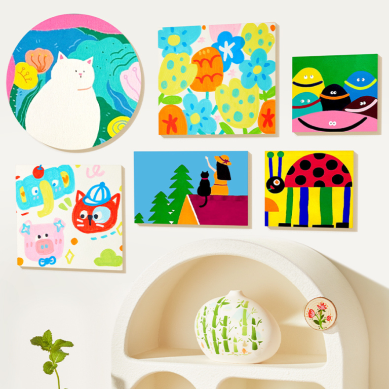 Markery akrylowe z okrągłą końcówką (6 kolorów)