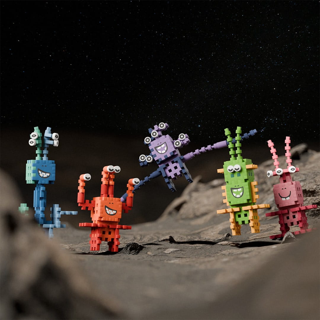 Mini Waffle Crazy Monsters Marioinex (148 el)