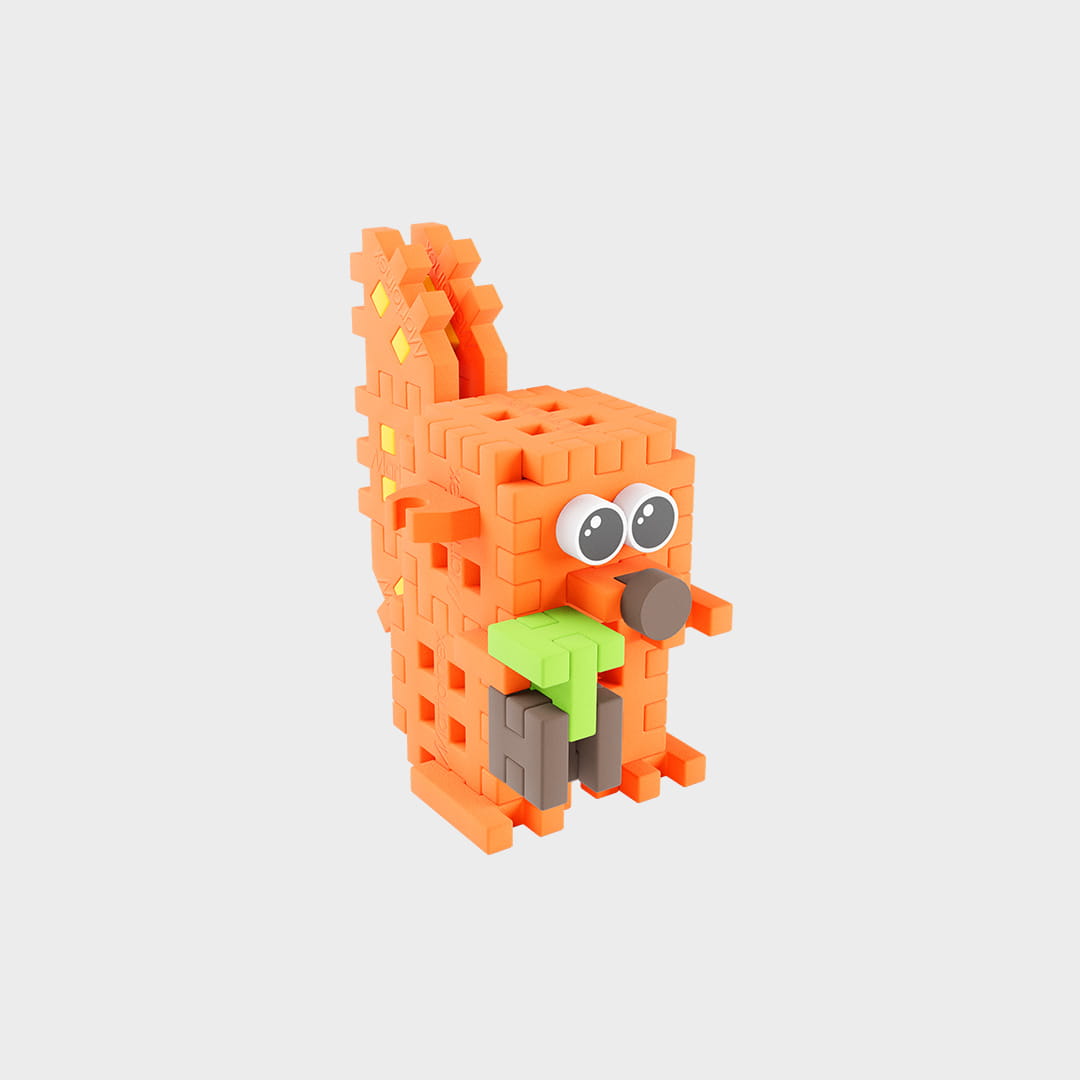 marioinex mini waffle pocker pets wiewiórka