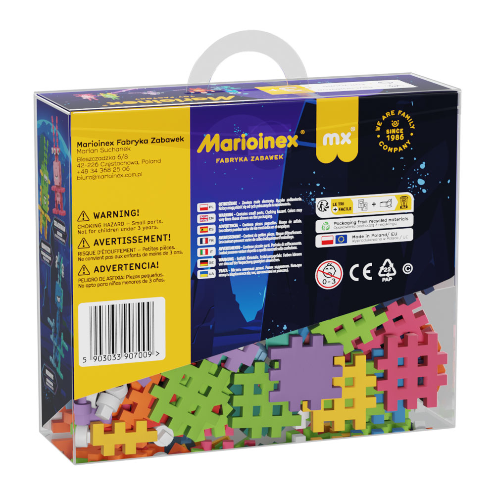 Mini Waffle Crazy Monsters Marioinex (148 el)