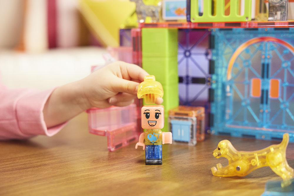 Klocki Magnetyczne Pet Playhouse 50 el. Magna-Tiles