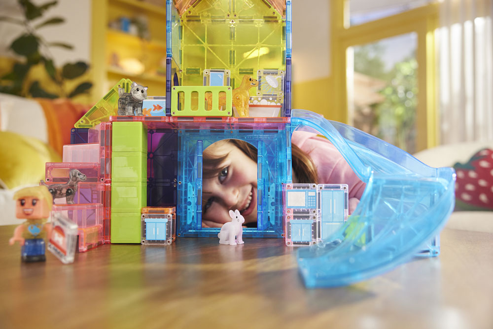 Klocki Magnetyczne Pet Playhouse 50 el. Magna-Tiles