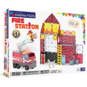 Klocki Magnetyczne Remiza Strażacka 50 el. Magna-Tiles