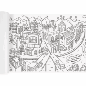 Kolorowanka w rolce - miasto (10m)