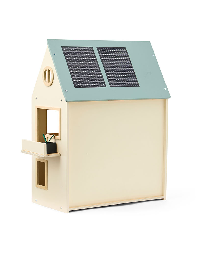 Beżowy domek dla lalek kids concept