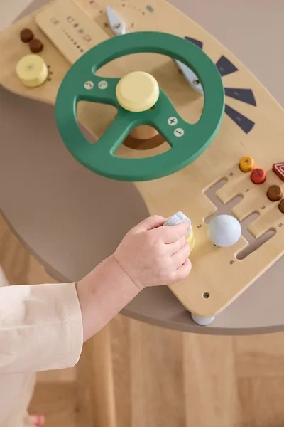 Drewniana kierownica sensoryczna Kids Concept
