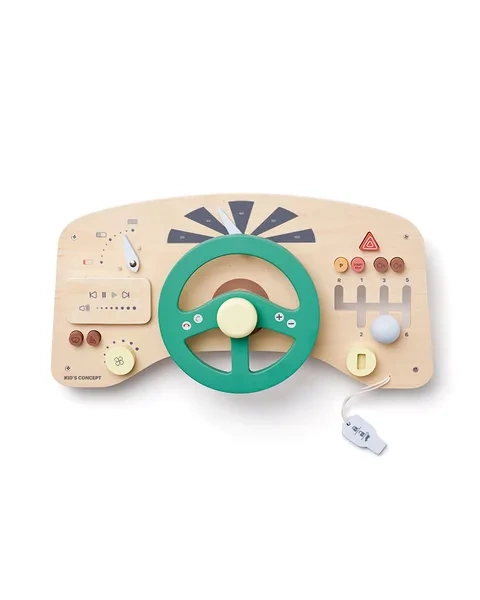Drewniana kierownica sensoryczna Kids Concept