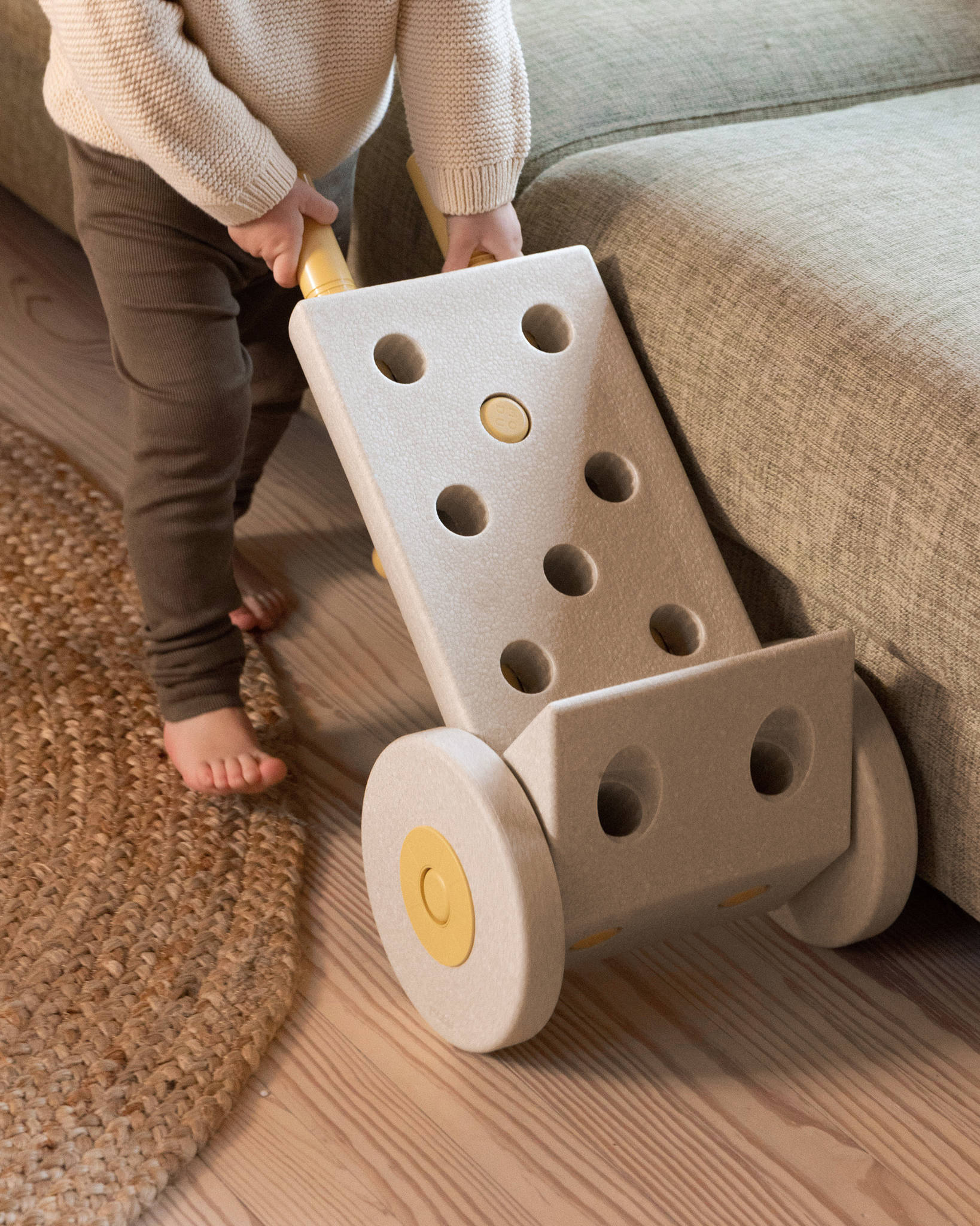 MODU zestaw 4 piankowych kół beżowe