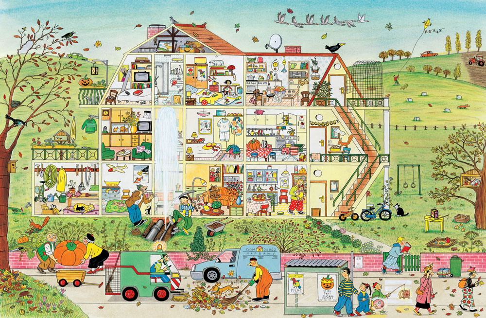 Jesień na ulicy Czereśniowej