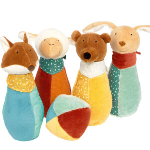 Zestaw miękkich kręgli ze zwierzątkami – Sigikid