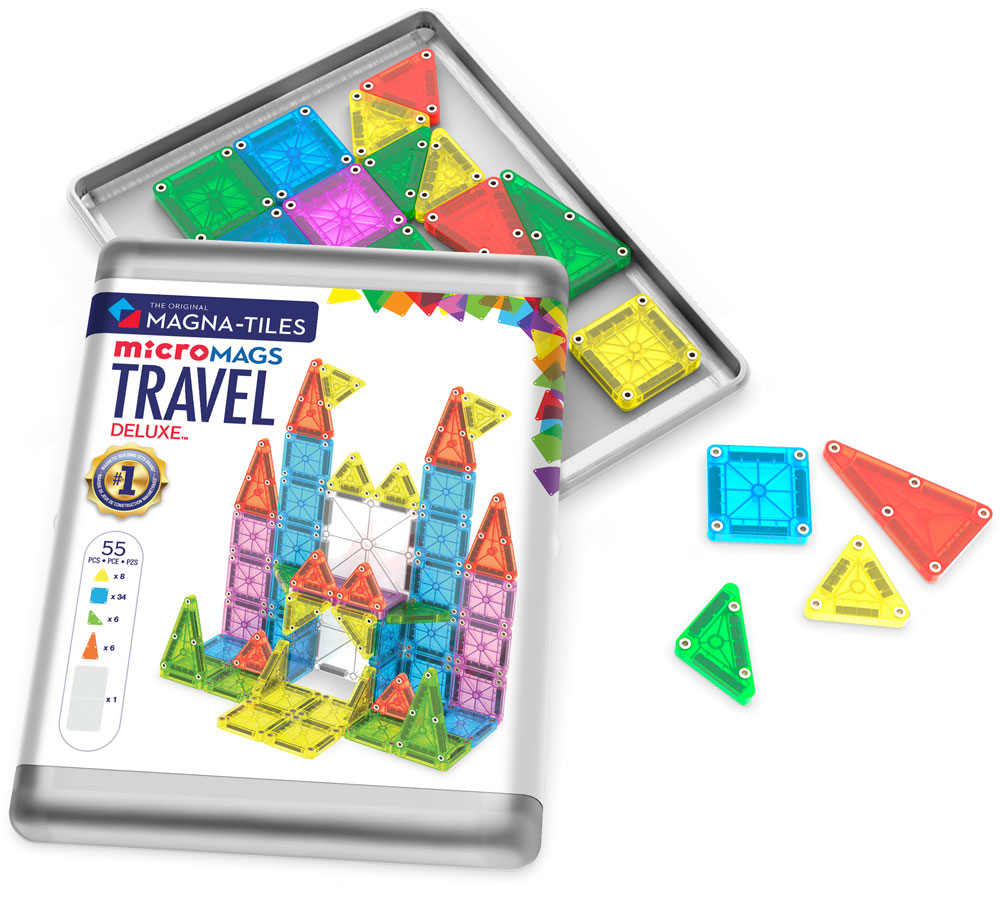 Klocki magnetyczne Travel microMAGS 55 el. Magna-Tiles
