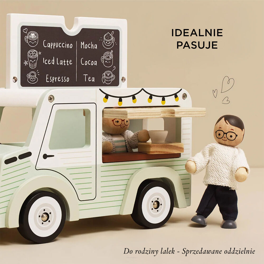 drewniany samochód kawiarnia Le Toy Van