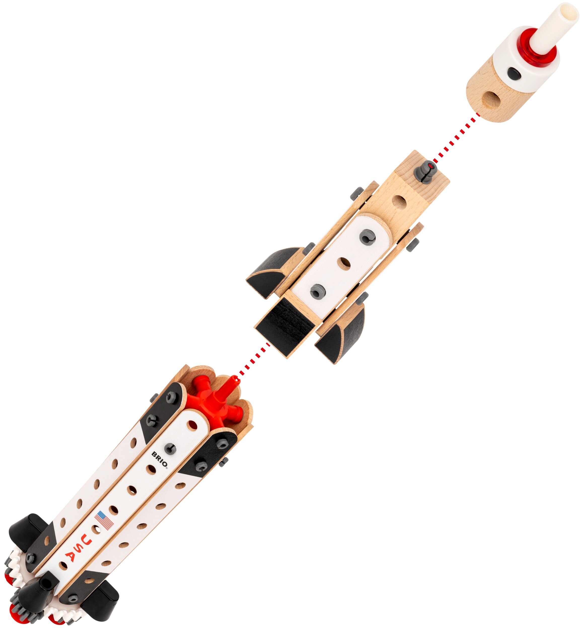 BRIO Builder – Rakieta Kosmiczna NASA (91 elementów)