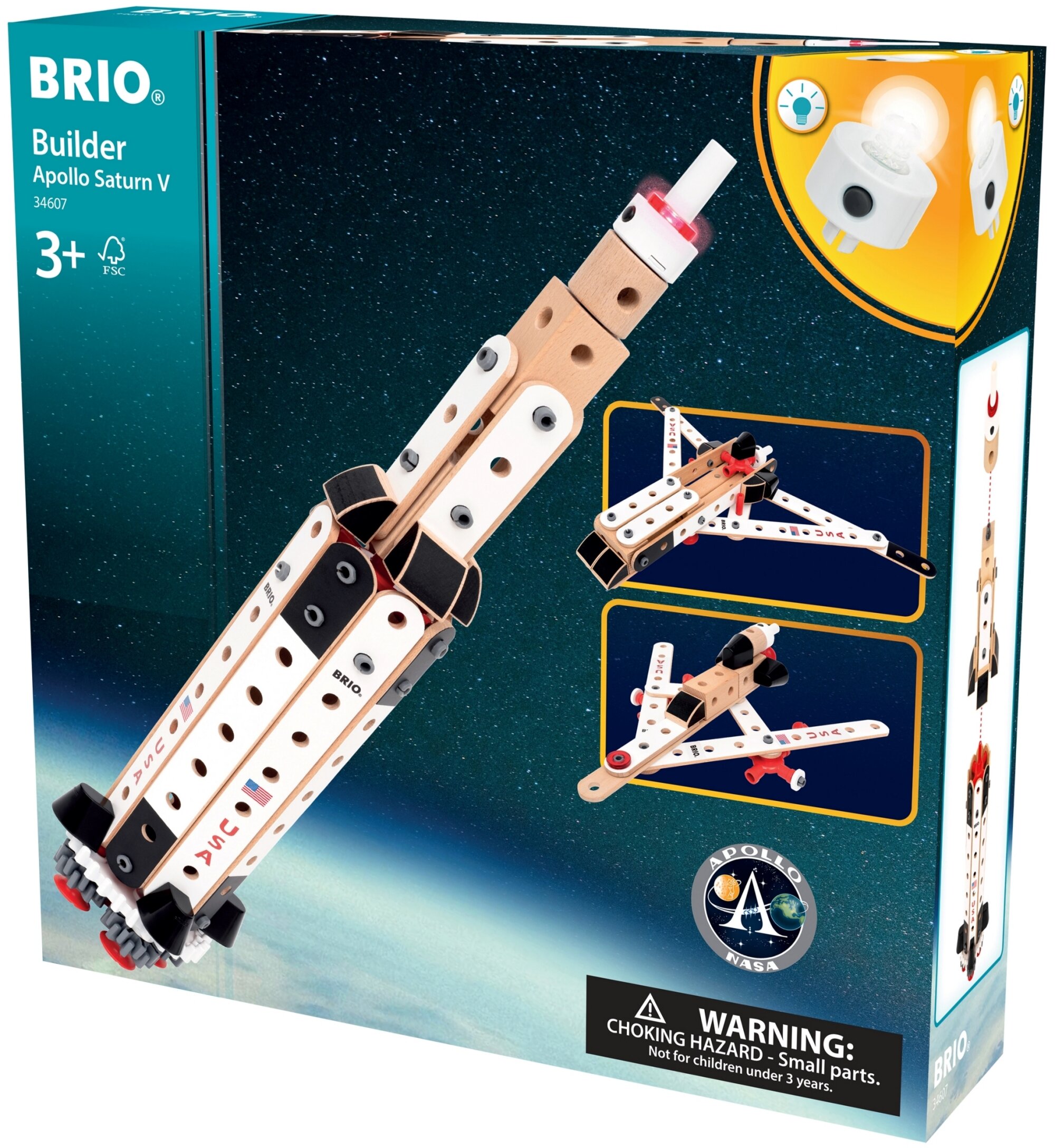 BRIO Builder – Rakieta Kosmiczna NASA (91 elementów)