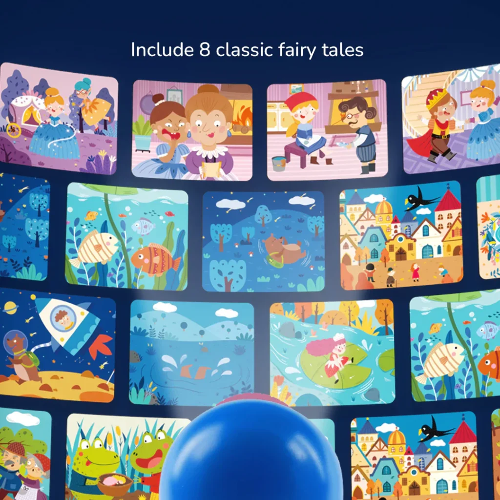 Wielofunkcyjny projektor i lampka Mideer