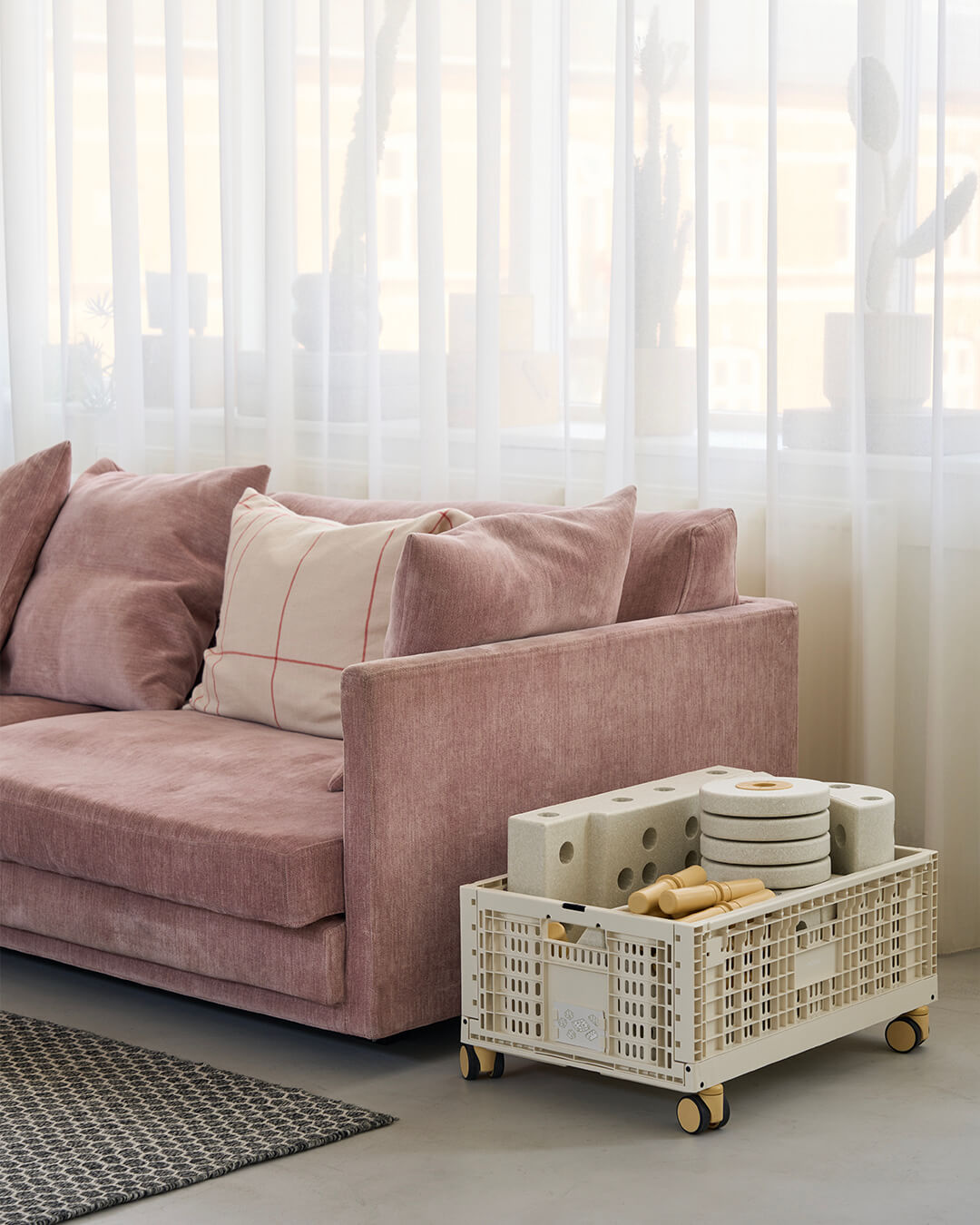 Skrzynia do przechowywania MODU sand grey