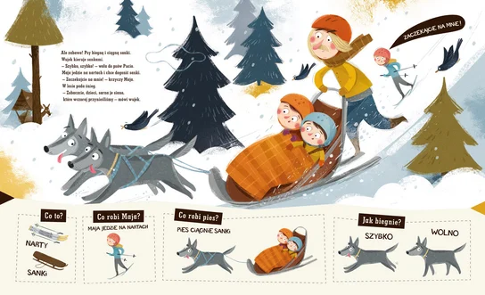 Pucio i ćwiczenia z mówienia, czyli nowe słowa, zima