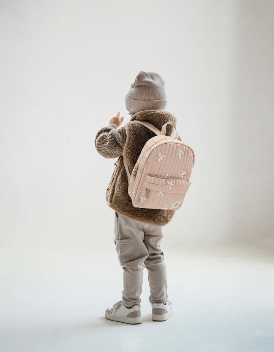 Kidzroom Nostalgia – beżowy plecak samolot